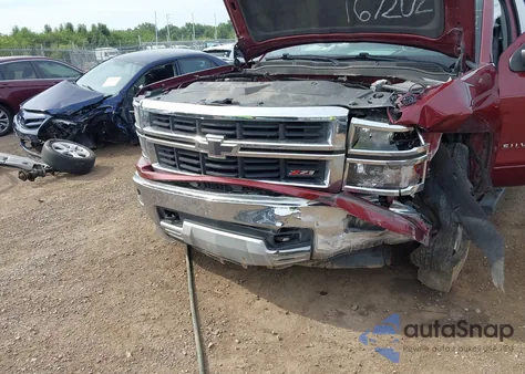 2015 Chevrolet Silverado 1500 2Lt из США, поврежденный, VIN 1GCVKREC6FZ167202